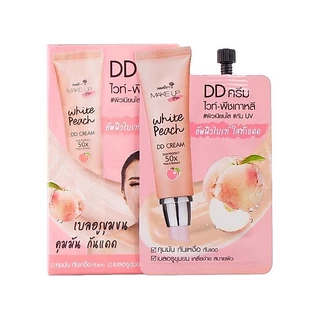 [กล่อง 6 ซอง] Nami Make Up Pro White Peach DD Cream นามิ เมคอัพโปร ไวท์ พีช ดีดีครีม