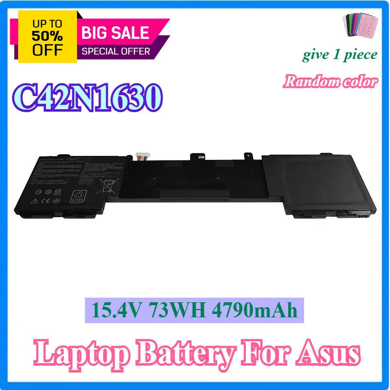 C42N1630 C42PHCH แบตเตอรี่แล็ปท็อปสําหรับ Asus Zenbook Pro UX550 UX550VD UX550VE UX550VE-1A UX550VE-