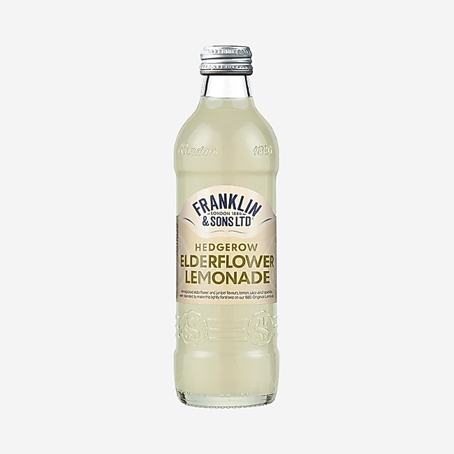 Franklin & Sons Elderflower Lemonade 275 ml. 3 bottle กลิ่นดอกเอลเดอร์ฟลาวเวอร์ 200 มล. 3 ขวด