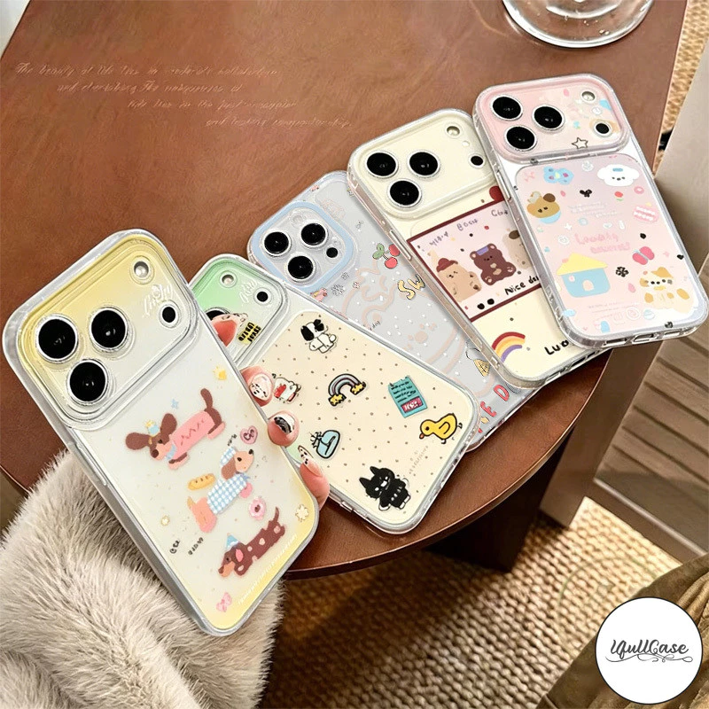 เคสไอโฟน 17 เคสใส ลายหมาดัชชุน สติกเกอร์ สไตล์ฮิต สำหรับ IPhone 13 17 15 8 7 16 Plus Air 14 11 16 15 12 Pro Max XR X XS