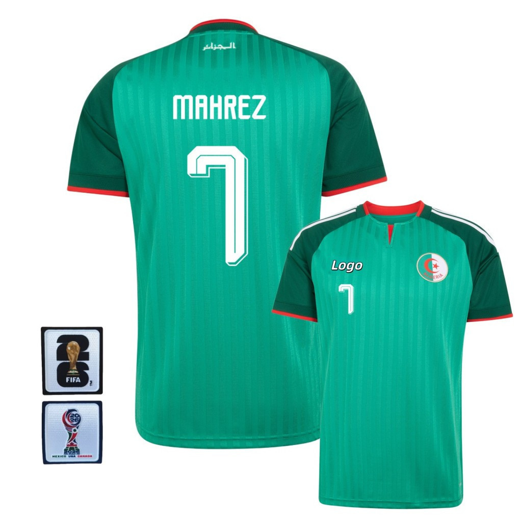 Fans Edition Algeria 2026/27 Mens Algeria Home Short Sleeves Football Jersey T-Shirt