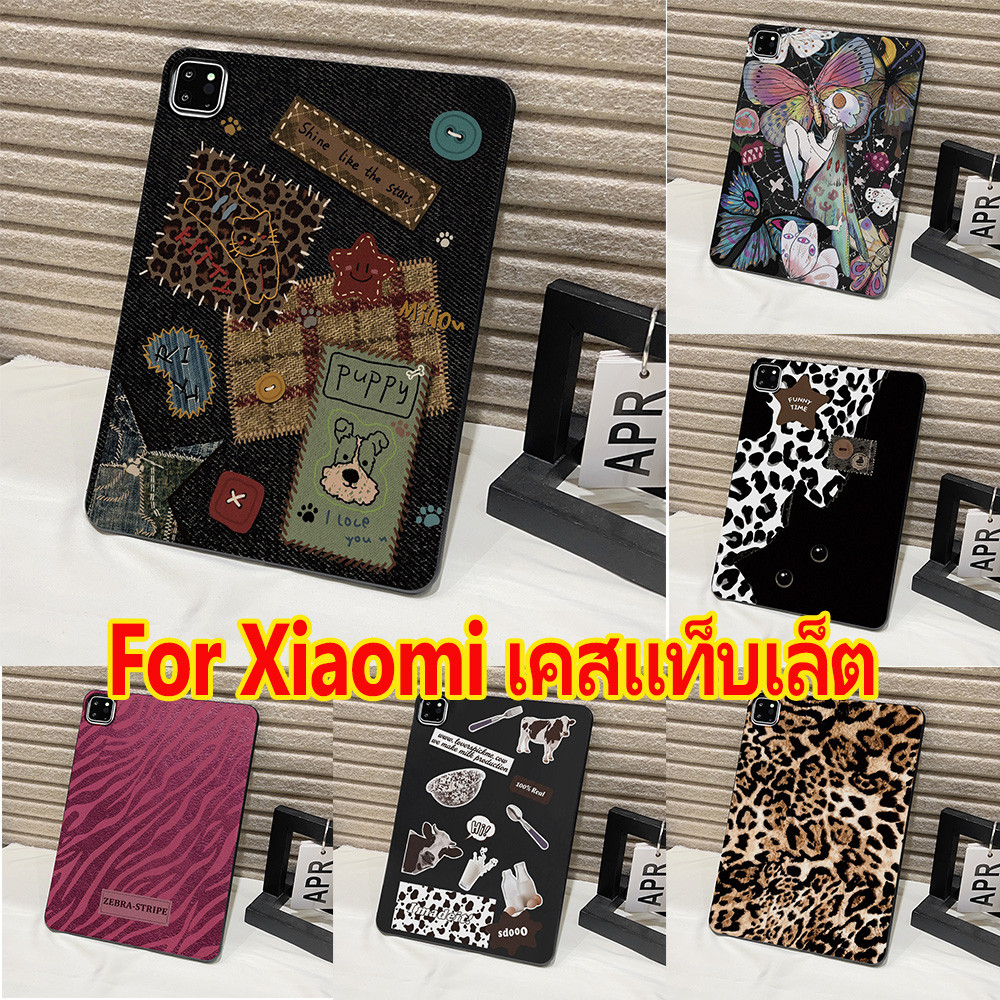 เคสแท็บเล็ตลายเสือดาว For Xiaomi Poco Pad Pad 6 6S 7S 7 8 Pro Pad Pro 2Pro SE 11 8.7 Redmi K Pad Min