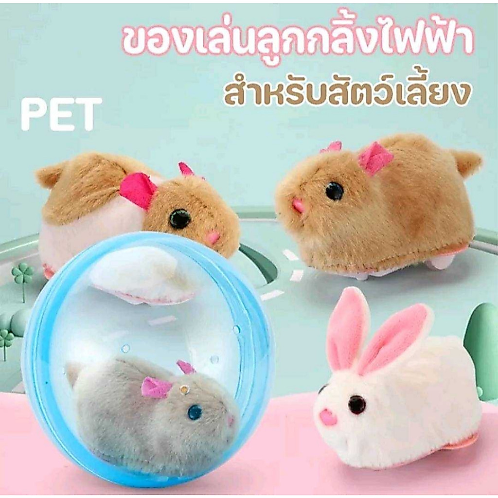 *2ชิ้น99* ของเล่นสัตว์เลี้ยง ลูกบอลกลิ้ง หมุนเอง ลายการ์ตูนสัตว์น่ารัก สำหรับสัตว์เลี้ยง น้องหมา น้องแมว