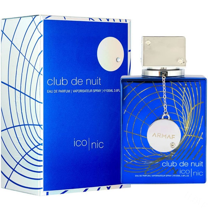 Armaf Club de Nuit Blue Iconic สําหรับผู้ชาย de Toilette,3.6