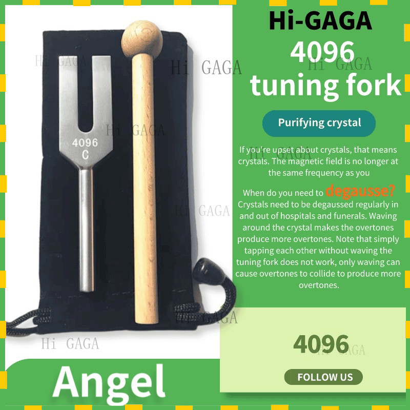 ส้อมจูนเสียง 4096Hz วัสดุอลูมิเนียมอัลลอยด์ สําหรับโยคะ ดนตรีบําบัด
