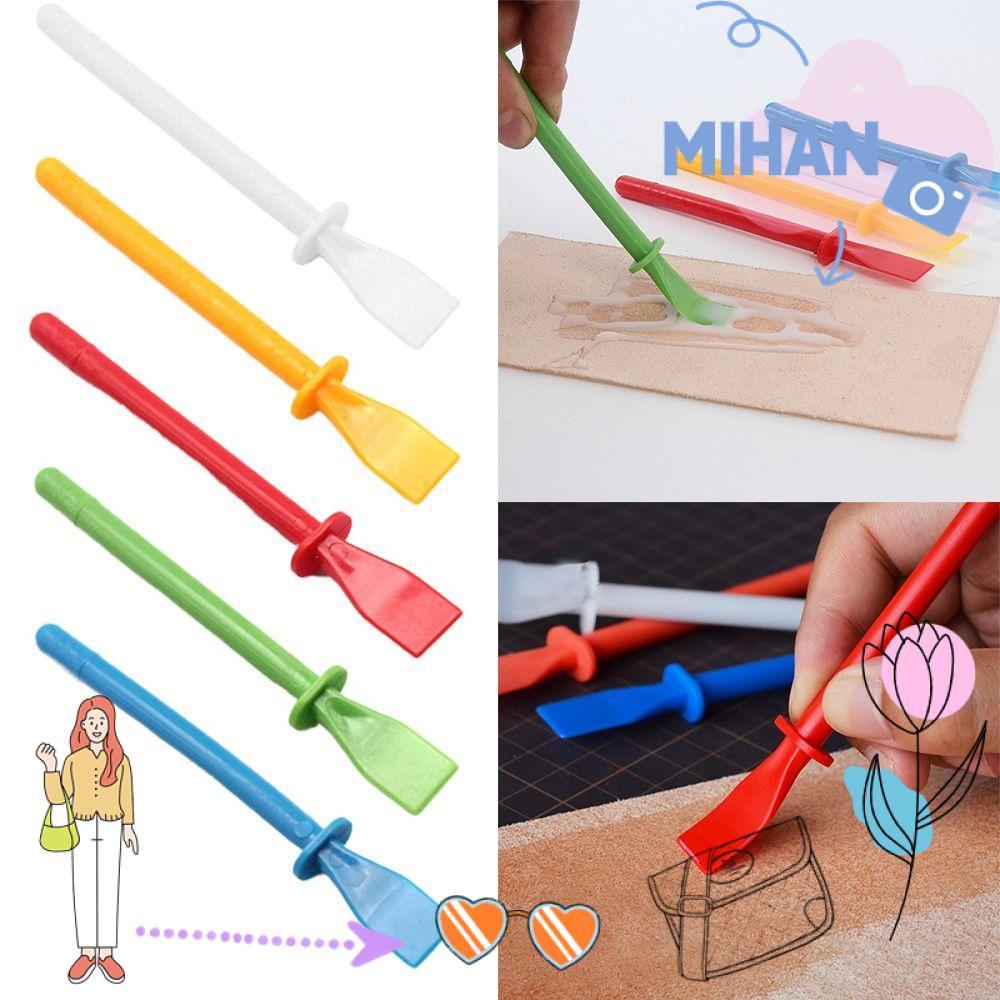 ติดกาวหนัง MIHAN, PP DIY Handcraft กาวเครื่องมือประยุกต์, เครื่องมือมือคุณภาพสูงกาว Spreader เครื่องมือหนัง