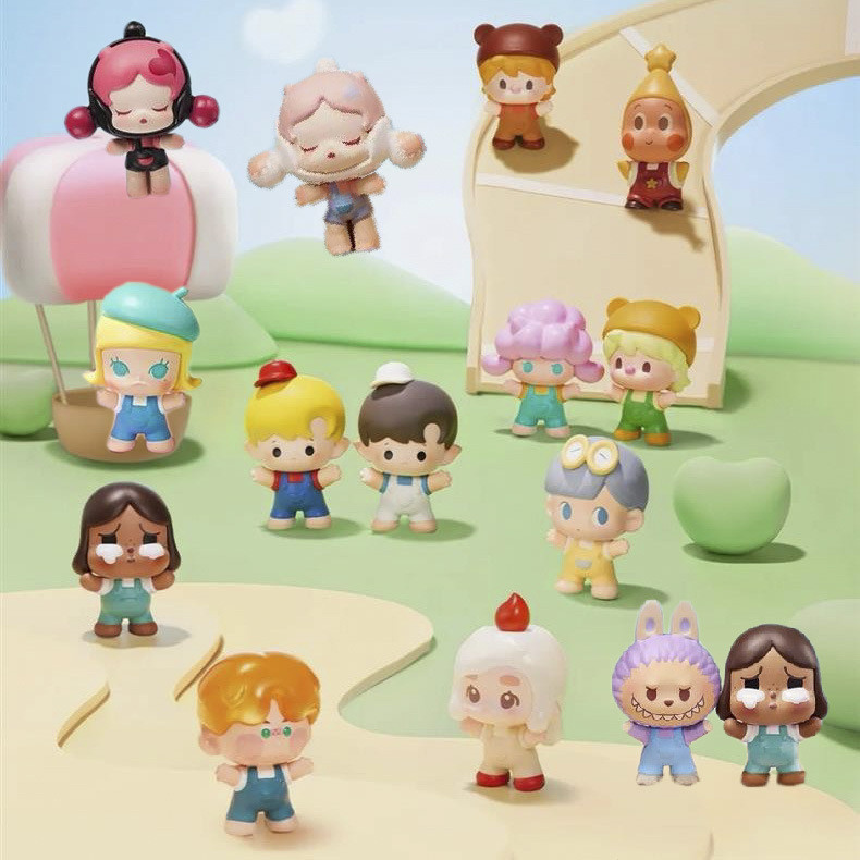 Pop Bean Cuddy Series ตุ๊กตายืนน่ารัก ตุ๊กตาของขวัญน่ารัก ฟองของแท้