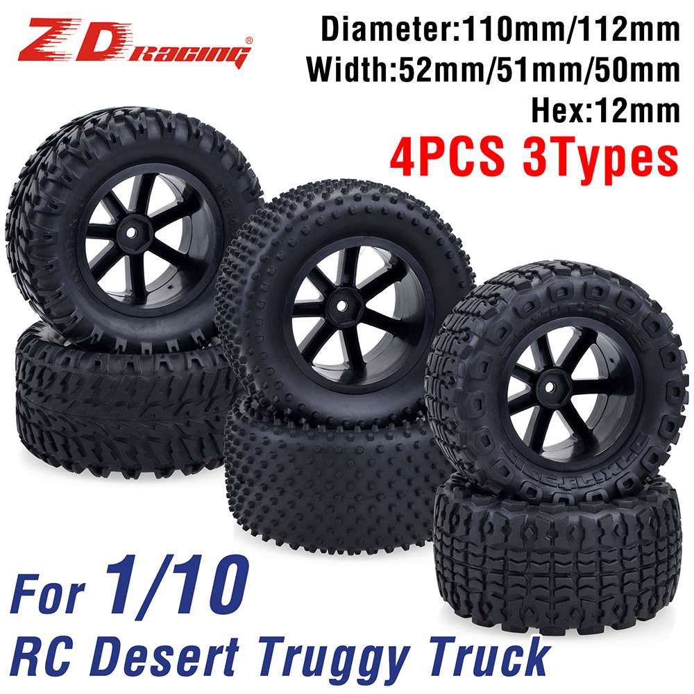 ZD Racing RC Desert ล้อและยาง 1/10 Scale 12mm Hex สําหรับ Corally Kyosho Ultima RC รถ