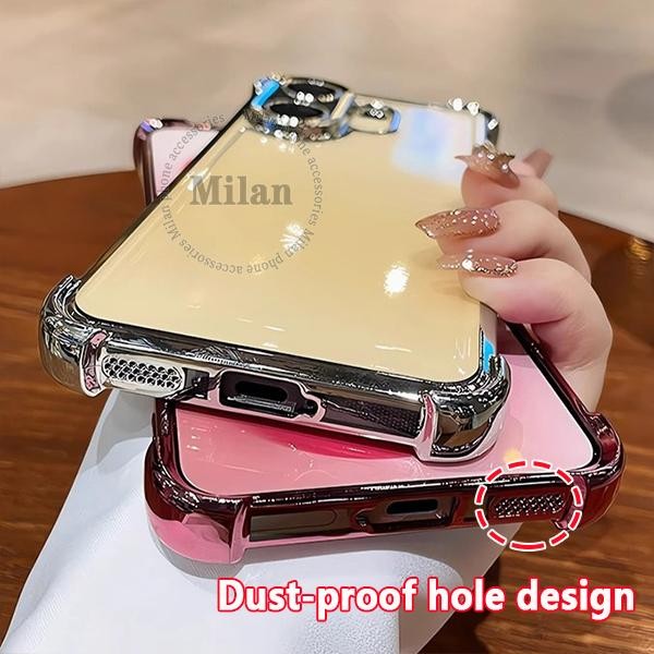 เคส Vivo V60 เคส Vivo V60 Lite เคสใส วัสดุเจลลี่นิ่ม กันกระแทก พร้อมฝาปิดเลนส์กล้อง มุมหนา เคสโทรศัพท์มือถือสุดหรู - รูปที่ 7