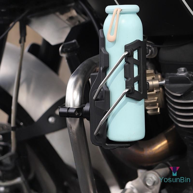 โยซันบิน] 1 ชุด 360° ปรับHandlebarถ้วยกรงUniversal Bikeรถจักรยานยนต์ที่วางขวดน้ําสําหรับMTBแผนที่ขี่จักรยานADVมอเตอร์ไซด์ใหม่
