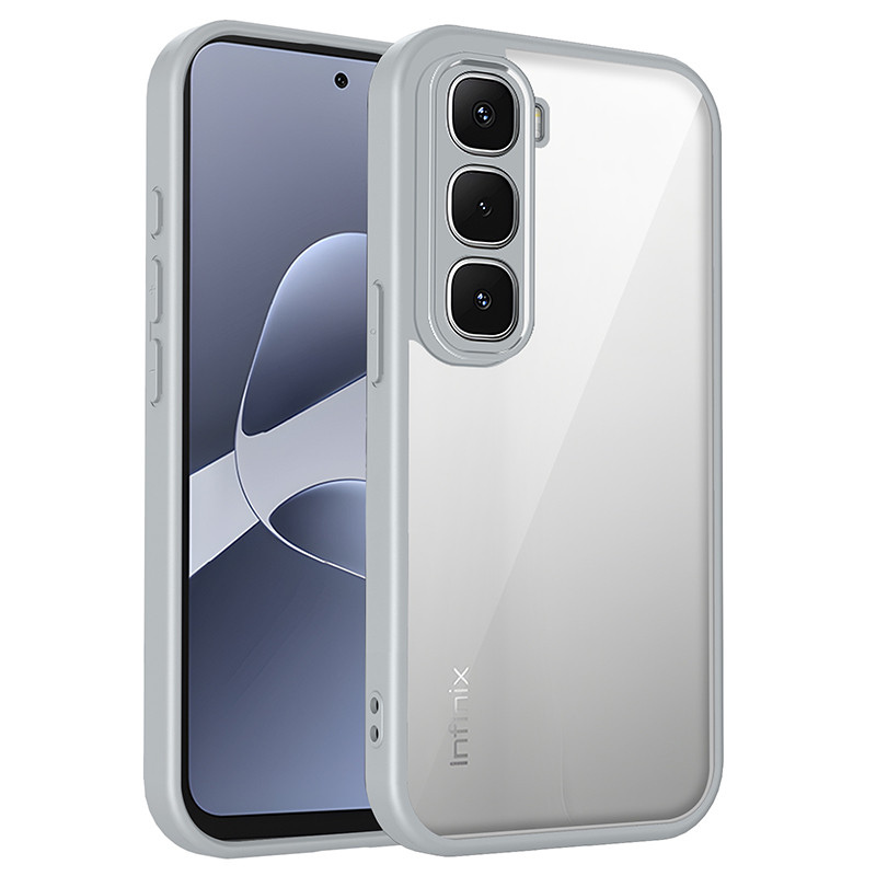 Infinix Hot 60 Pro Plus 60i 50i 40i 30i 60 Pro+ GT 20 30 Pro Tecno Spark 20C Go 1 2 Go 2024 2025 Pova 7 โปร่งใส Matte เคสโทรศัพท์กล้องป้องกันกันกระแทกซิลิโคนอ่อนนุ่มฝาครอบ