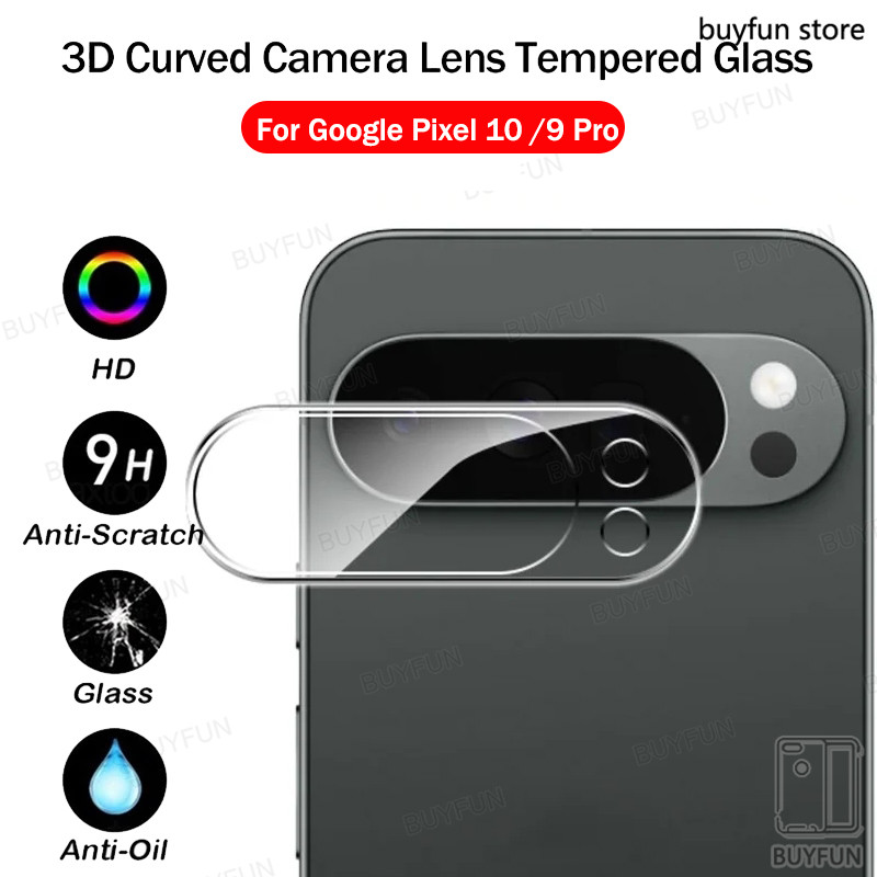 Camera Protective Glass For Pixel 9 Pro XL, 9 Pro, 9, 9A, 10 Pro xl Crystal lens Glass Protector
