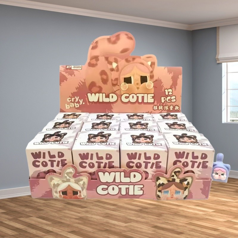 1 boxมี 12 ตัว กล่องสุ่ม CRY Wild Cutie จิ๋ว คายขนกำมะหยี่ โมเดลคาย เจ้าแมวเหมียวน่ารักมาก ของขวัญ เบบี้ทรี ตุ๊กตาตัวฮิต - รูปที่ 7