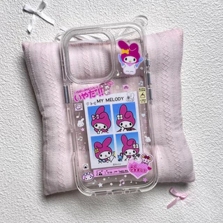 เคสไอโฟน 17 16 15 13 สำหรับ iPhone 11 13 15 Pro Max 12 14 Pro Max XR X XS Max 7 8 15 14 Plus ปกทำนองที่น่ารักน่ารัก