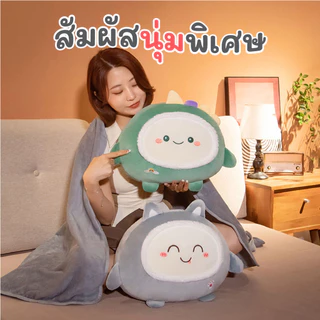 ตุ๊กตาหมอนผ้าห่ม ตุ๊กตาน่ารัก 40cm หมอนผ้าห่ม พร้อมผ้าห่มในตัว 100x160cm ลายน่ารัก หลายแบบให้เลือก