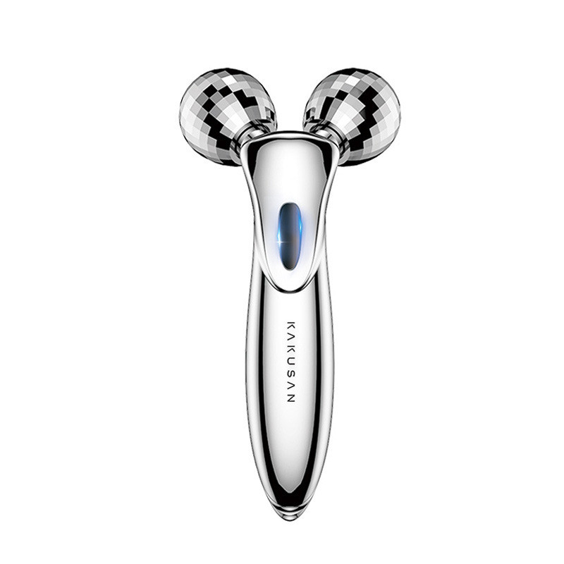 Kakushang ใหม่ 3D Roller Micro-Current Beauty Device V Face Device Y-Shaped Face Massager Face Lift 