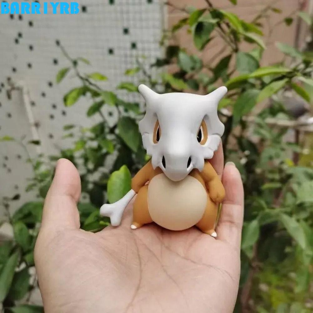 BARR1YRB Pokemon Cubone Action Figure, PVC น่ารักรุ่นอะนิเมะ Cubone รูปของเล่น,รถตกแต่งตารางสะสม 8 ซ