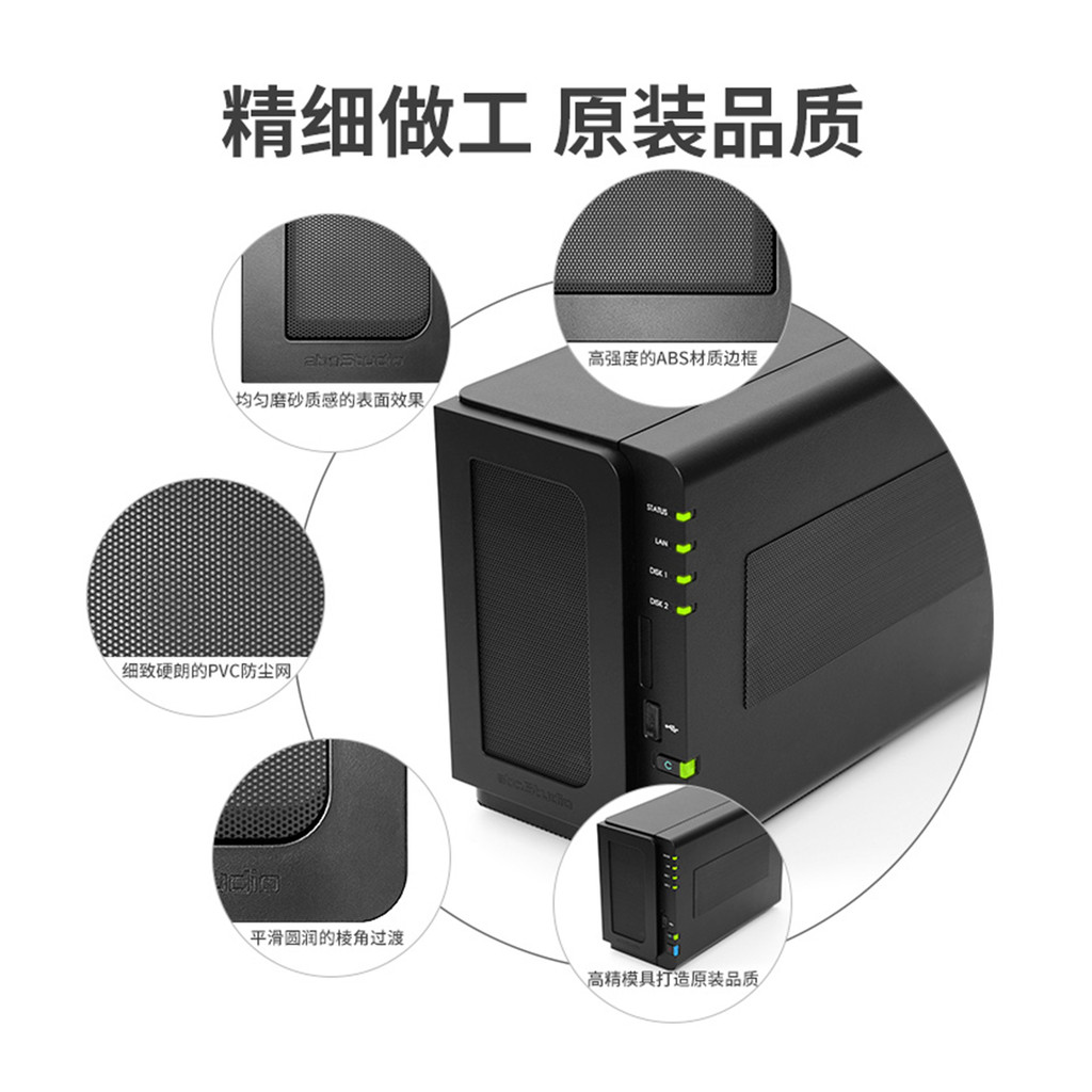 AboStudio NAS ชุดตาข่ายป้องกันฝุ่น Synology Synology DS220+DS920+DS720+