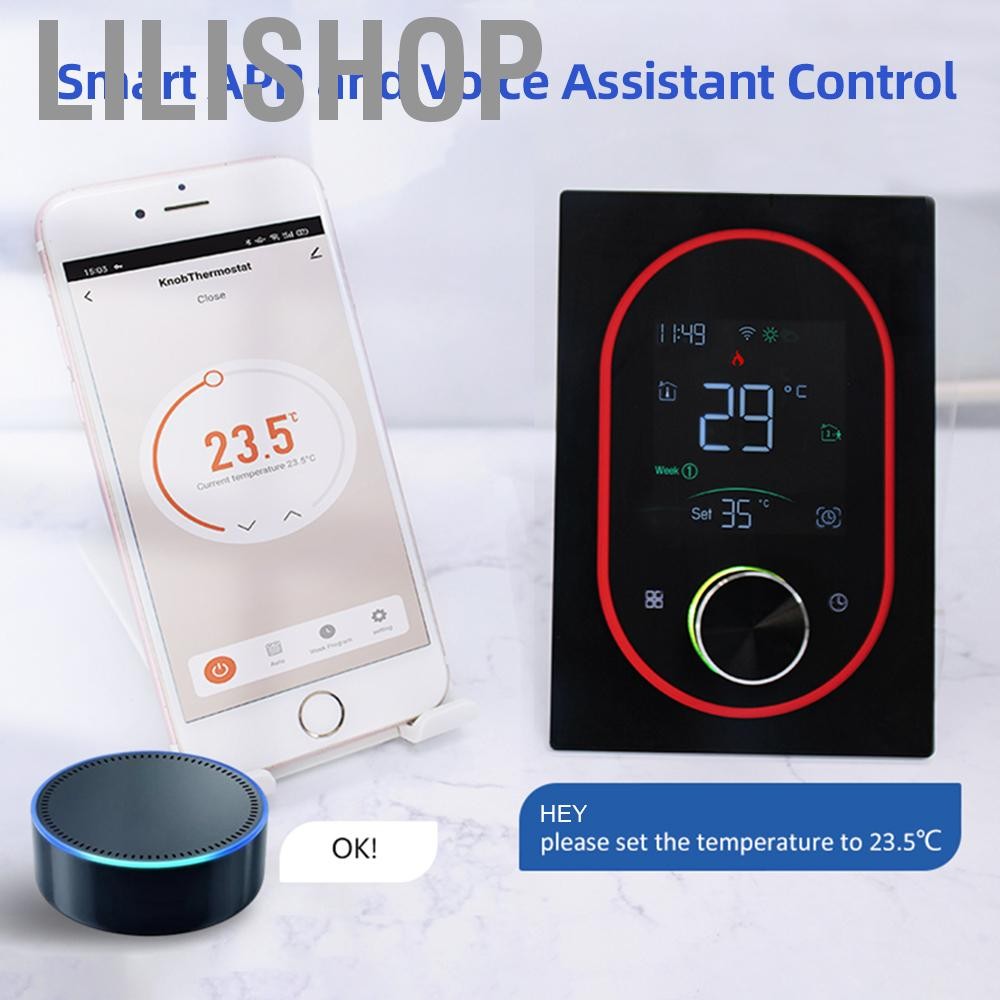 Lilishop LILISHOP-TH TOPINCN SMART THERMOSTAT 16A Electric Heating LCD Display Week Week การควบคุมแอ