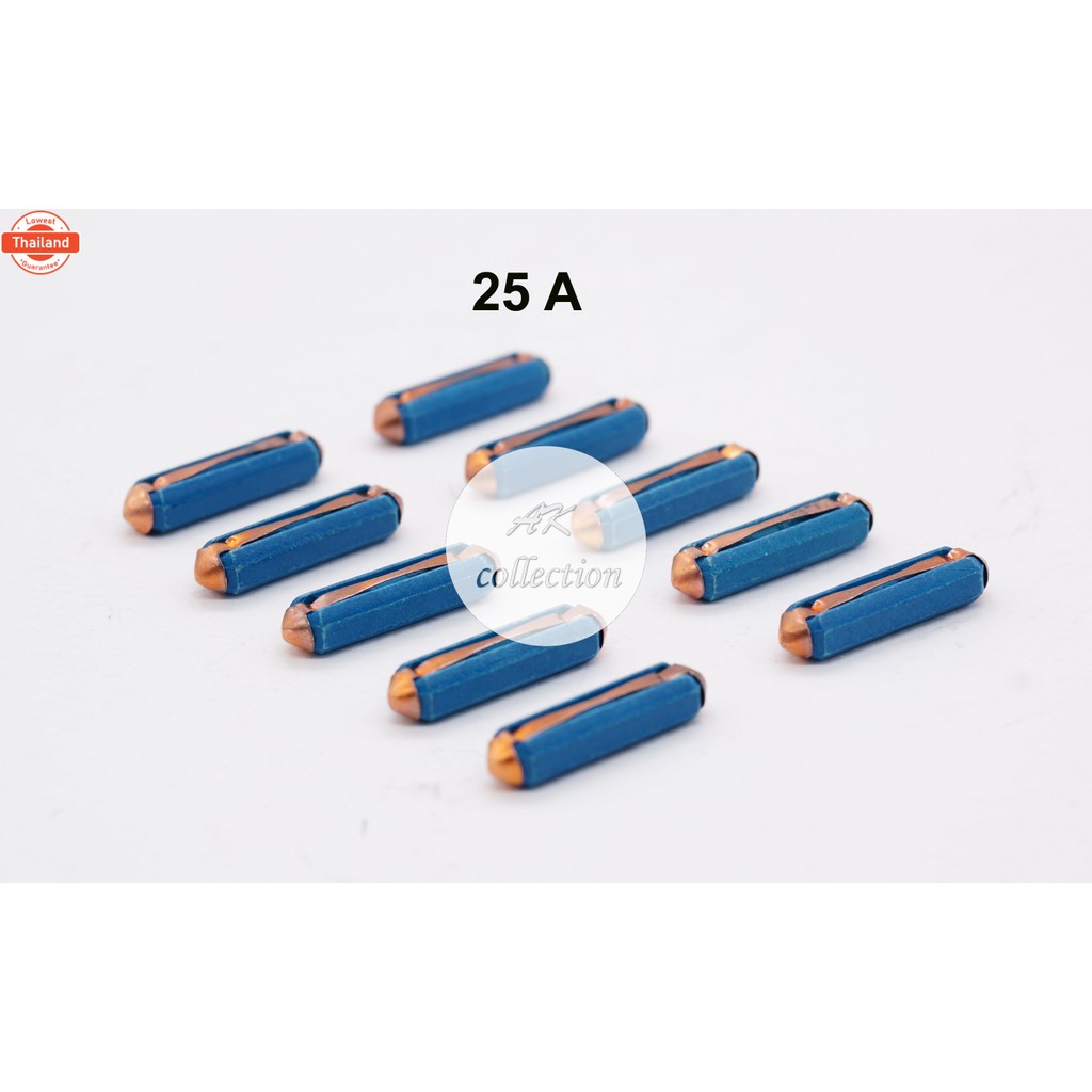 ฟิวส์กระดูก 8A แอมป์ 16A แอมป์ และ 25A แอมป์  Fuse สำหรัรถยุโรป รถเนซ์ Benz รุ่นที่ใช้ W107 W108 W10