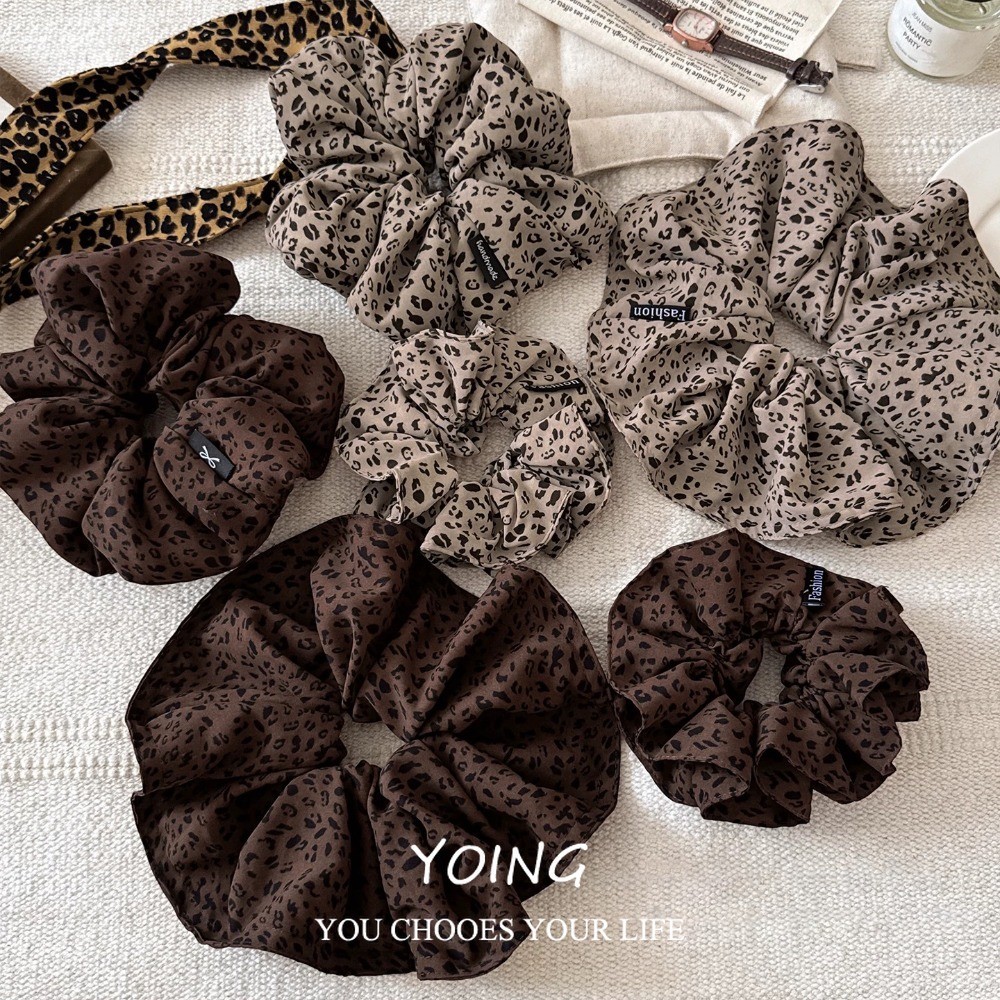 Yoing/เกาหลี Retro ผมลายเสือดาว คาดผม สไตล์ใหม่.High-End แฟชั่นสำหรับผู้หญิง