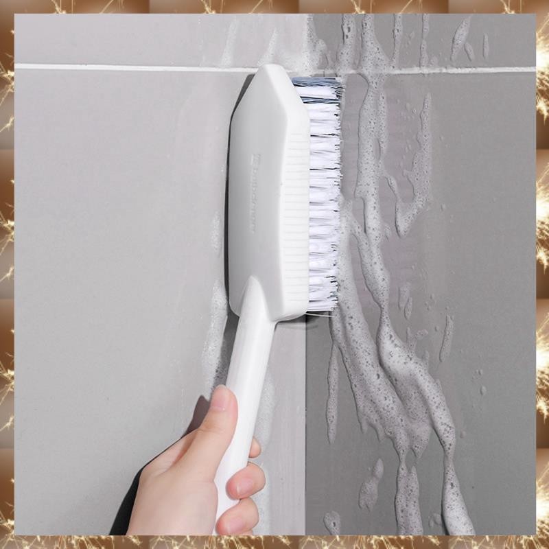 (OKB)1 ชิ้นแปรงพื้นห้องน้ําห้องน้ําแปรงทําความสะอาดพื้นที่ทําความสะอาดทําความสะอาดพื้นผนังสีขาว