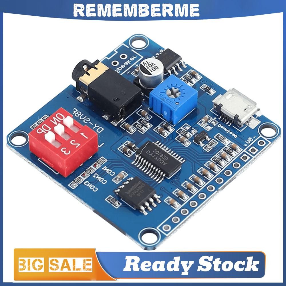 DY-SV8F Playback 64Mbits Flash Storage Board UART I/O Trigger Mini MP3 เครื่องเล่นเพลง 8M สําหรับ SD