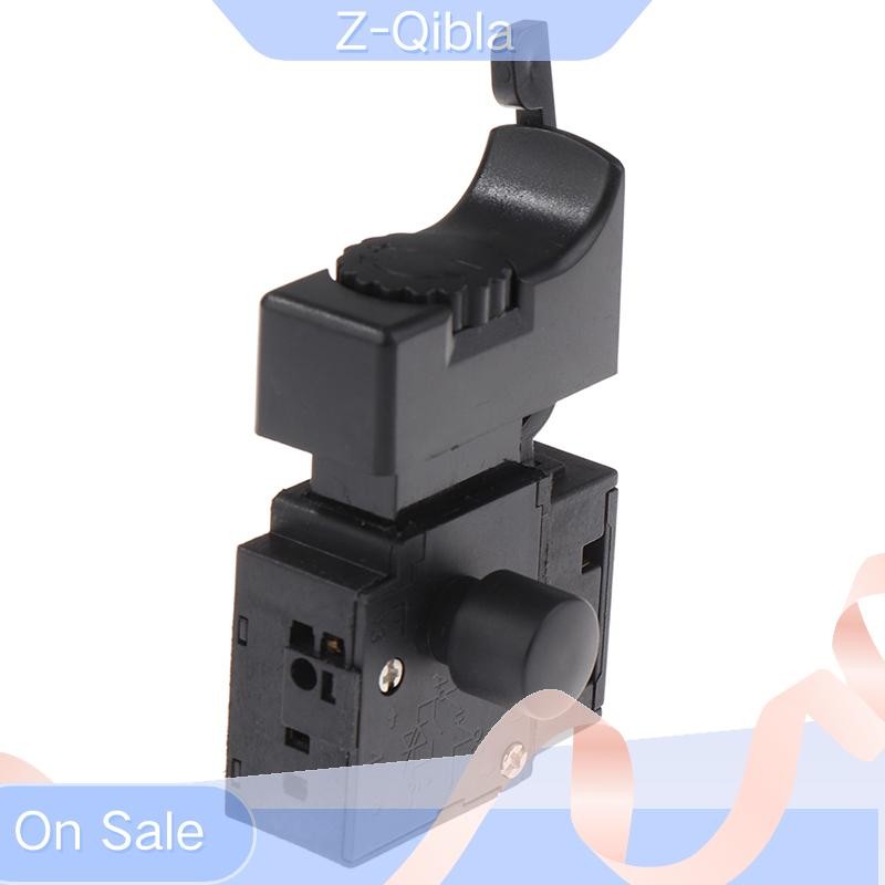 [Z-Qibla-t] FA2-6/1BEK สีดํา 6a 250v สว่านไฟฟ้าควบคุมความเร็วสวิตช์ปุ่มทริกเกอร์ Nice