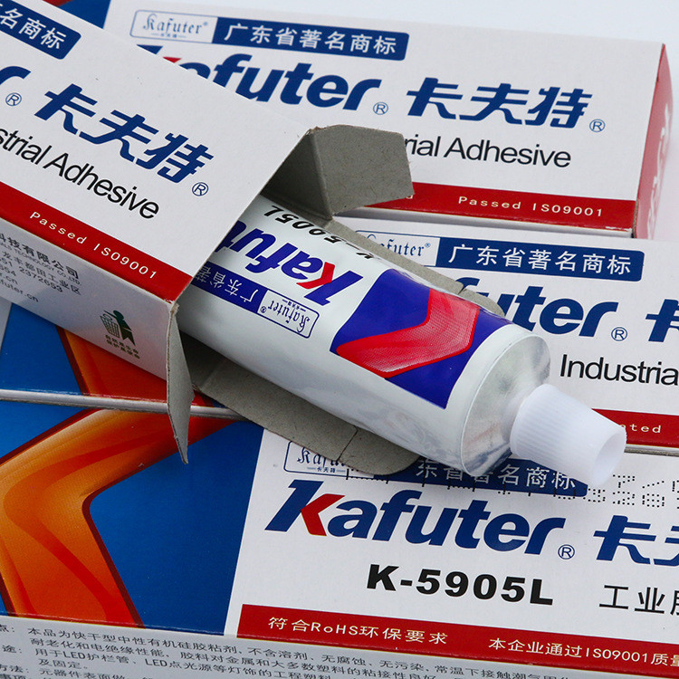 Kraft K-5905L Organic Silicone Sealant โปร่งใส Quick-Drying ทนอุณหภูมิสูง Quick Positioning กาวอิเล็