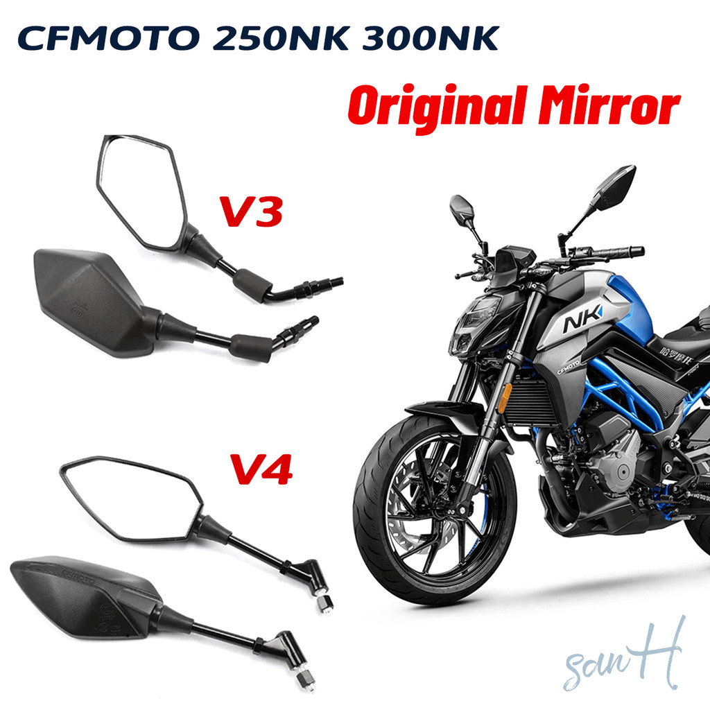 Gอุปกรณ์เสริม CFMOTO กระจก250NK NK250 300NK NK300กระจกดั้งเดิมรถจักรยานยนต์