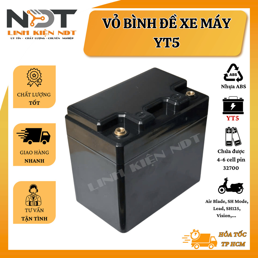 YT5 ฝาครอบสตาร์ทมอเตอร์ไซค์ - กล่องเท่านั้น - ส่วนประกอบ NDT