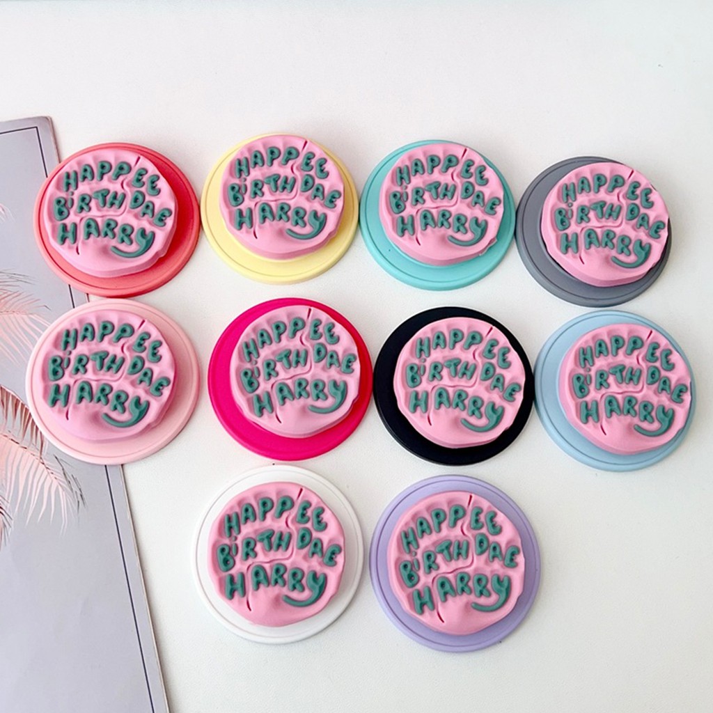 Magnetic Attraction ที่วางโทรศัพท์แบบพับได้ Contrast Candy ตัวอักษรสีรูปแบบขาตั้งทรงกลม Kickstand สําหรับ Naked โทรศัพท์มือถือ Magsafe กรณี Anti-drop PC Bracket