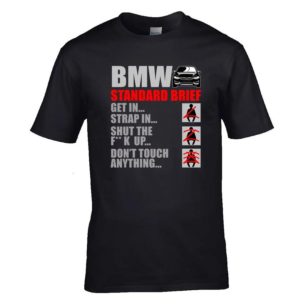 เสื้อยืด BMW BMW BMW Series อุปกรณ์เสริมเสื้อรถยนต์ Bmw for Him Graphic Short Sleeve Shirt Men Women
