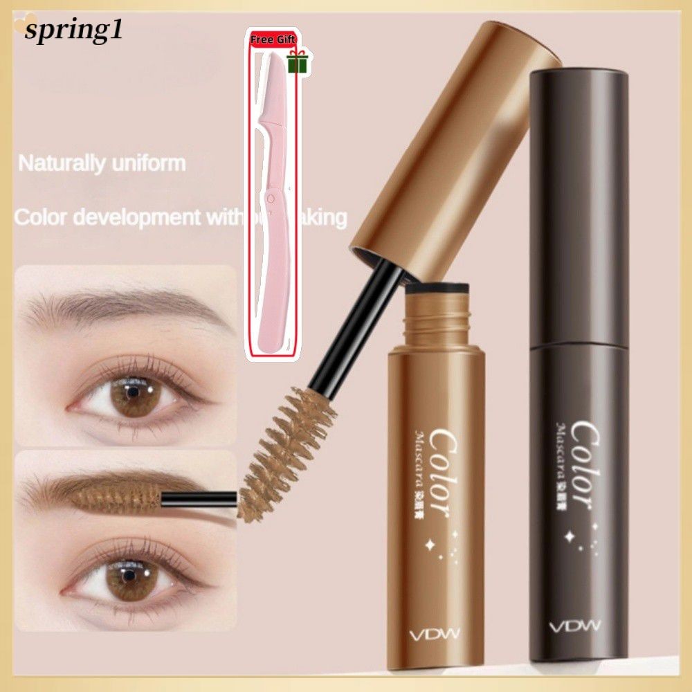 ✨ [ของขวัญ]vdw ครีมย้อมคิ้ว แห้งเร็ว สีย้อมคิ้วธรรมชาติ ไม่เลอะ กันน้ำ ติดทนนาน (ฤดูใบไม้ผลิ)