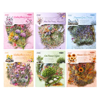 Journamm 40pcs ดอกไม้พืชสมุดภาพสติกเกอร์ Vintage Embelishment สติกเกอร์โปร่งใสสําหรับ Scrapbooking อุปกรณ์ความงาม Junk Journaling Craft สติกเกอร์