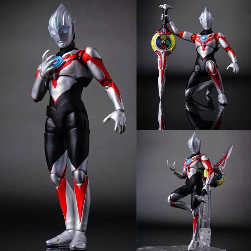 รูปของเล่นอุลตร้าแมน SHF Gold Infinity Zero Multi-Joint Super Movable Action Figure ตุ๊กตาของขวัญ