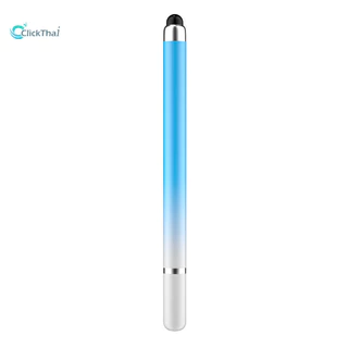 (ส่งจากไทย)ปากกาสไตลัส หน้าจอสัมผัส แก้ไขปากกาสัมผัสแบบ Capacitive สำหรับแท็บเล็ตมือถือ ปากกาเขียนแบบไล่โทนสี หัวคู่