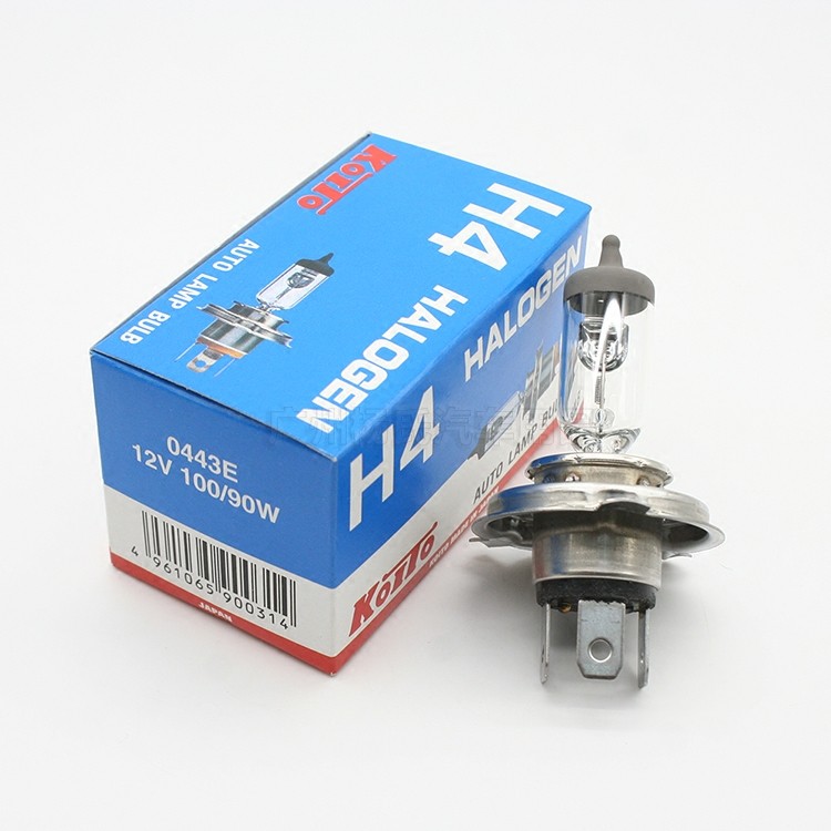 Japan koito koito หลอดไฟรถยนต์ H4 55W 100W Super Bright 12V ไฟหน้าไกลและใกล้แสงแบบบูรณาการ 456E