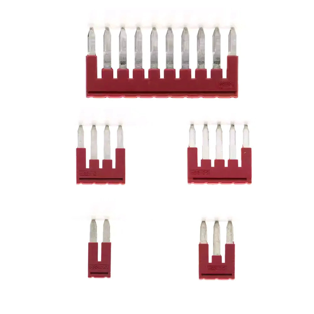 5pcs FBS10-5 FBS2-5 FBS3-5 FBS4-5 FBS5-5 จัมเปอร์ 2/3/4/5/10 ที่นั่ง PT ST 2.5 มม.DIN Rail Terminal 