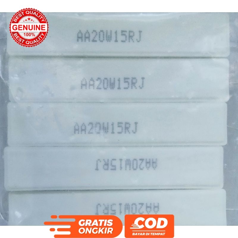 R 20W 15OHM 20 WATT 15 OHM CHALK RESISTOR