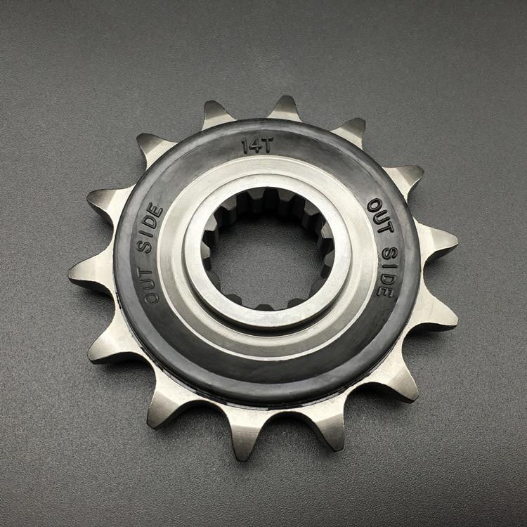 เหมาะสําหรับ Kawasaki Ninja400/250 Z400/250 X300 ล้อโซ่ขนาดเล็กโซ่ขนาดเล็กดัดแปลงล้อโซ่เงียบ