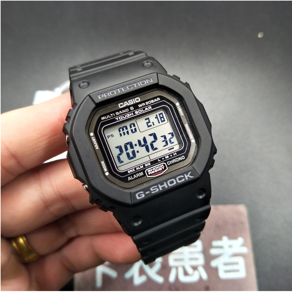 CASIO CASIO gshock Japan Origin Screw Cap Photoenergy วิทยุควบคุมนาฬิกาผู้ชายญี่ปุ่น GW-5000/5,000U