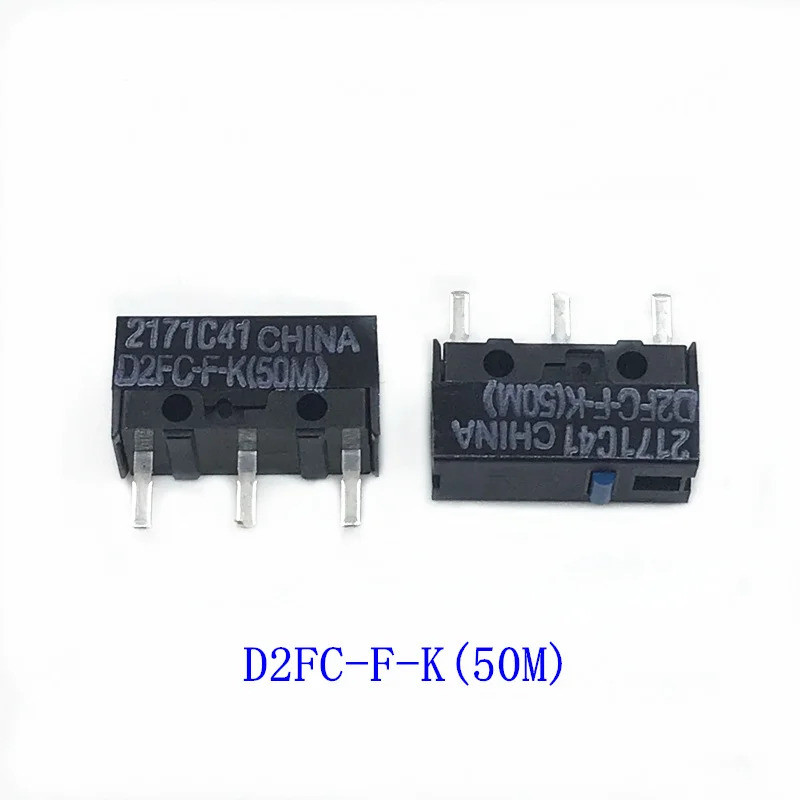 2 ชิ้น/ล็อตใหม่เมาส์ Micro Switch Microswitch D2FC-FK 50M RZ ทั่วไป D2FC-F-7N 10M 20M 50 ล้านเวลาอาย