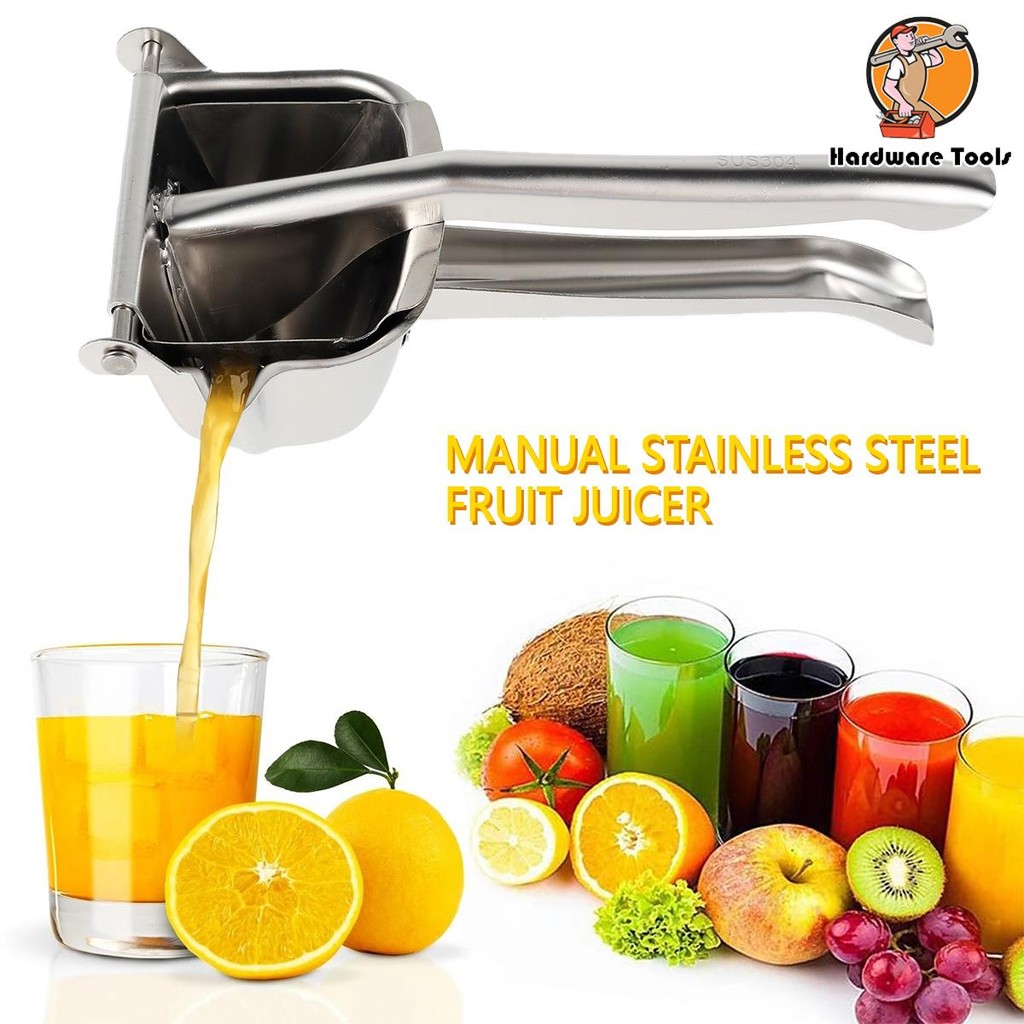 304 สแตนเลสสตีลมะนาว Squeezer Citrus Juicer Hand Press Heavy Duty คู่มือบีบน้ําผลไม้ Extractor SHOPQJC6872