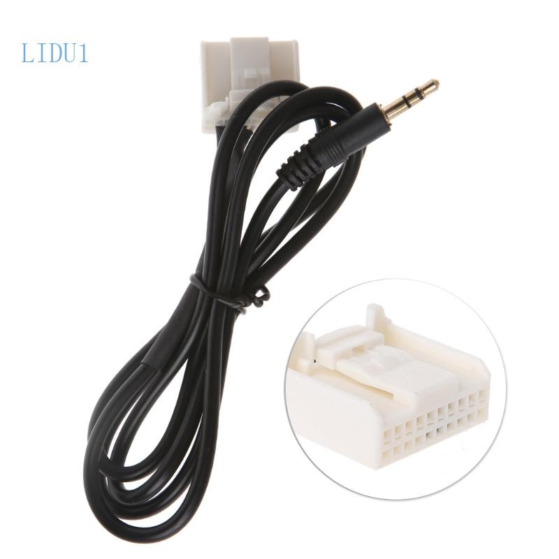 LIDU1 3 5 มม.AUX o วิทยุชายอินเทอร์เฟซ MP3 เครื่องเล่นอะแดปเตอร์โทรศัพท์สําหรับ