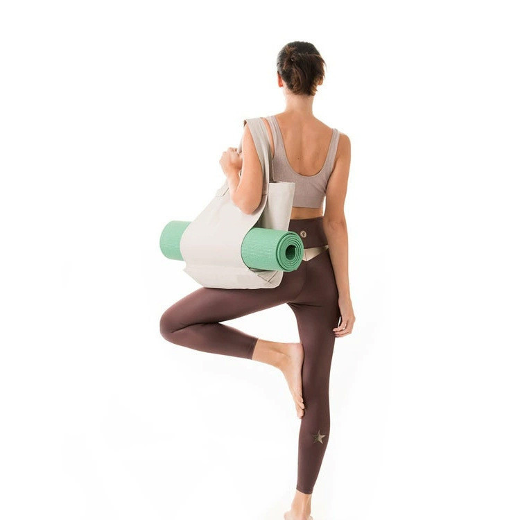 Yoga Pilates Mat Carry Canvas Tote Bag Beg Kanvas Bawa Tikar Yoga Pilates