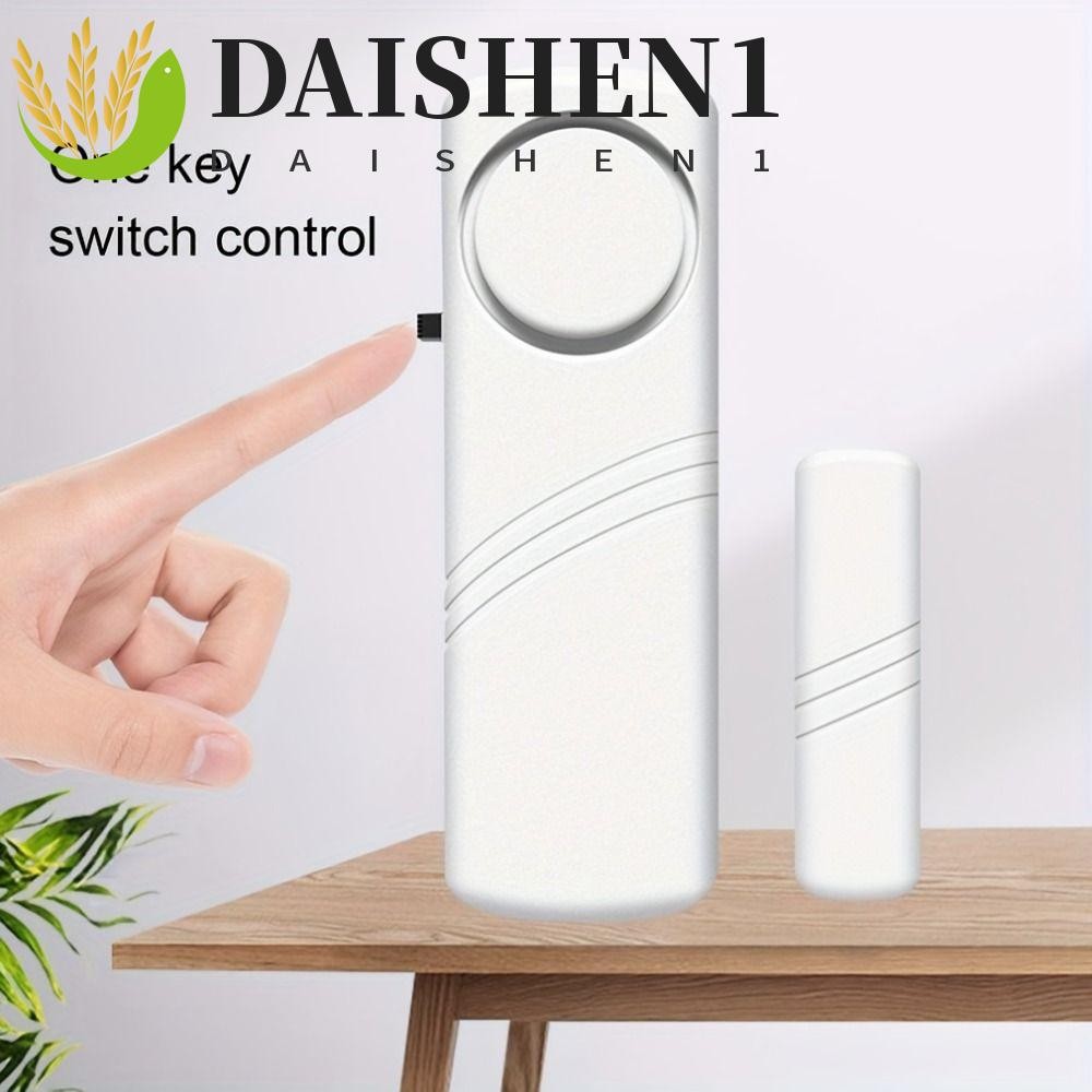 ระบบรักษาความปลอดภัยสัญญาณเตือน DAISHEN1, สัญญาณกันขโมยไร้สายขั้นสูงสีขาว, ความปลอดภัยเซ็นเซอร์ประตูและหน้าต่างสมาร์ทด้วยเซ็นเซอร์แม่เหล็กปลุกป้องกันความปลอดภัย