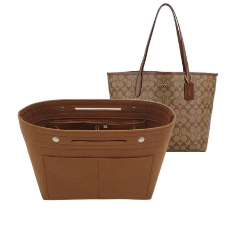 ข้อเสนอพิเศษ * เหมาะสําหรับ COACH Centra Centra Tote Liner Bag Olay Female Bag Storage Tidy-up Lining Bag Inner Bag Inner Bag