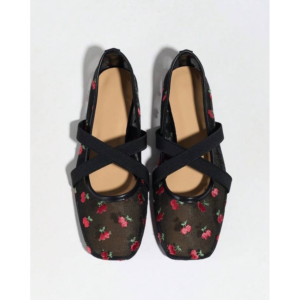 หนังแท้ รองเท้าแตะแบน นุ่มจนต้องร้องว้าว! ใส่เดินทั้งวันเท้าไม่เมื่อย ระบายอากาศดี ละมุนเท้าสุดๆ