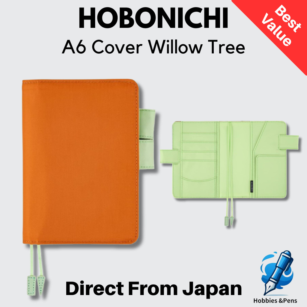 Hobonichi Techo Original A6 Notebook Cover Colors Willow Tree Japan Authentic